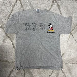 Disney | Grey 3 Mickey Sketch and Embroidered Mickey Mouse